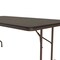 Correll Rectangle Commerical Folding Utility Table, 36" W, 96" L, 29" H, Melamine Laminate Top, Walnut CF3696M-01 - alternate 9